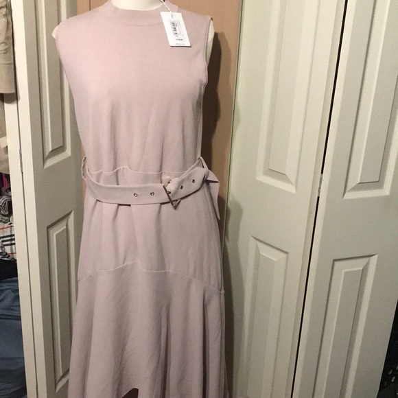 New Ted Baker Light Pink MIDI Dress… size 5 - Picture 1 of 8